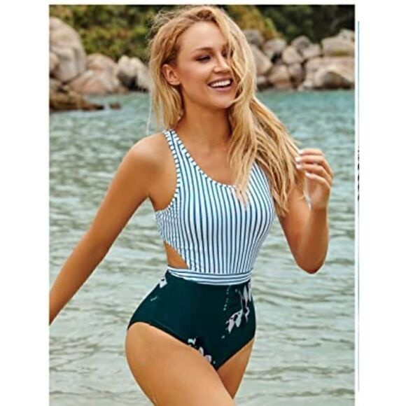 NWT MOLYBELL WOMENS ONE PIECE SWIMSUIT - Picture 1 of 7